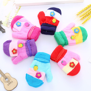 Guanti termici per bambini in maglia invernale all'ingrosso guanti da cartone animato simpatici per bambini. - Product Image 5
