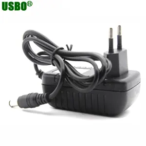 Entrada para 100 240v ac 50/60 9 hz saída v dc 1a fonte de alimentação adaptador