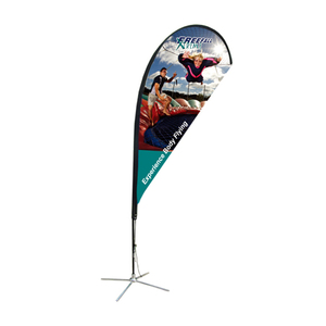 8S + S pólo de bandeira de Praia teardrop bandeira do vôo de alumínio - Product Image 1