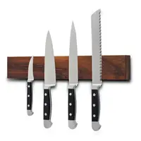 Porte-couteau magnétique, en bois, chêne noyer, personnalisé, barre d'outils magnétiques, Dailymag