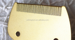 vendita calda carino pidocchi pettine di metallo per la rimozione e la forfora - Product Image 2