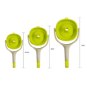 <span class=keywords><strong>3</strong></span> pièces accessoires de cuisine Gadget Silicone entonnoir à huile pliable entonnoir de cuisine pliable pour le transfert de liquide - Product Image 6
