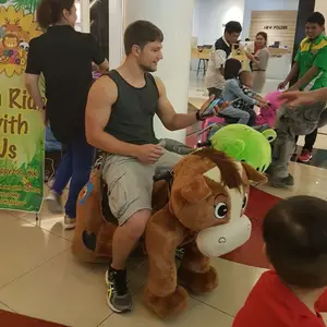 OI bateria operado passeio de animais moeda operado cavalo de brinquedo cavalo elétrico