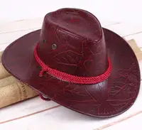 Western Cowboy Hat in Genuine Leather, Special Color