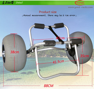 Ruedas globo kayak/canoa ruedas barco portador Dolly remolque mano cesta/Carro - Product Image 2