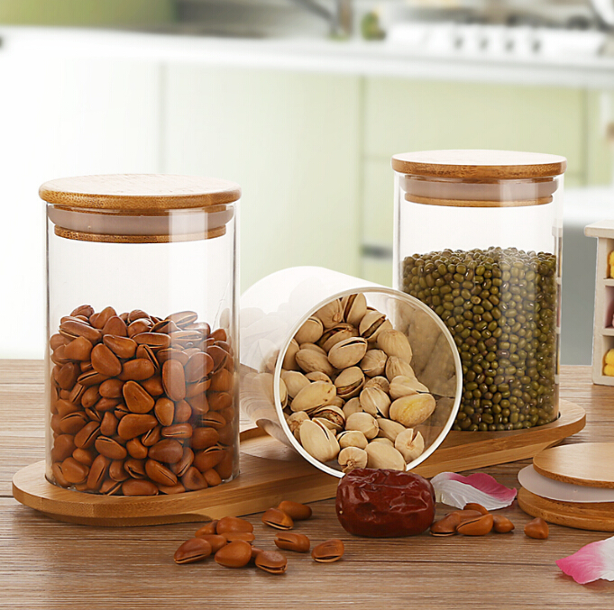 fancy Food Use and Storage Bottles & Jars Type glass jar with cork lid