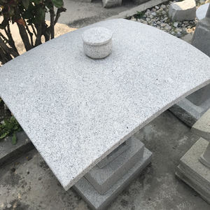 สไตล์ญี่ปุ่นการออกแบบใหม่สวนกลางแจ้งตกแต่งขนาดใหญ่ Pagodas หินแกรนิตธรรมชาติโคมไฟหินสำหรับขาย - Product Image 3