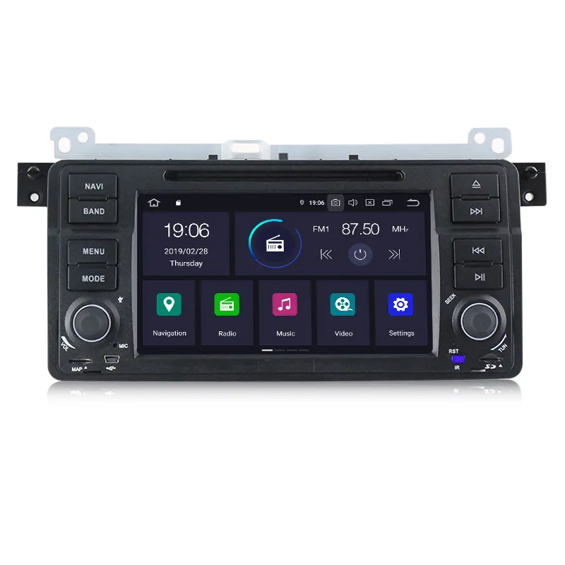 MEKEDE 7 "PX30 Android 9.0 2G + 16G Car Dvd-speler voor BMW E46 M3 318i 320i 325i 328i Stereo Audio autoradio Radio