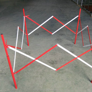正方形の折りたたみ式金属鉄道路建設作業員保護安全バリア - Product Image 2