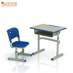 Modern school furniture wooden study table designs