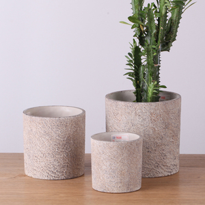 Moules de jardin modernes cylindriques rustiques <span class=keywords><strong>pour</strong></span> pots de plantes en béton, décoration intérieure et extérieure - Product Image 1