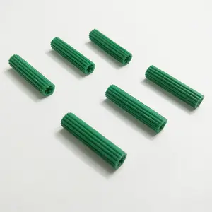 Green Wall Screw Expanding Plastic Screw Wall Plug For Fixed