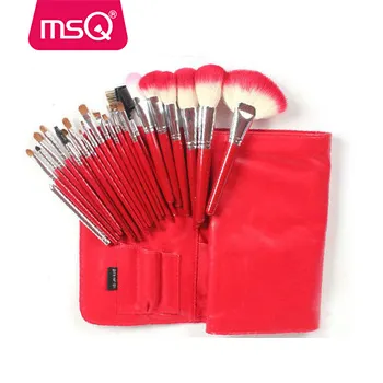 Msqプロフェッショナル24ピースメイクブラシセット自身のブランド化粧ブラシセット卸売