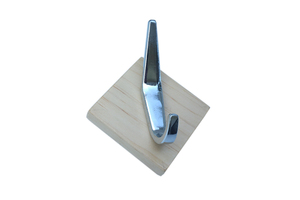 Multifunctional Wooden Removable <b>Hook</b> with Magic <b>Hook</b> Space-Saving <b>Tools</b> - Product Image 3