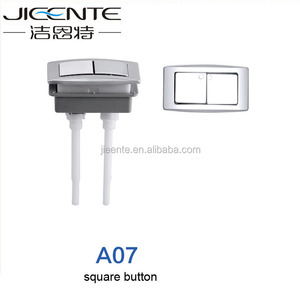Accesorios de baño de cromo higiénico rectángulo botón - Product Image 2