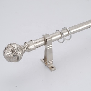 Asta <span class=keywords><strong>per</strong></span> Tende in Acciaio Inox Singola da 28mm in Ottone Anticato con Accessori Disponibili - Product Image 4