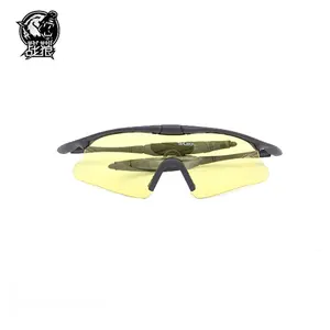 Güvenlik anti-UV X100 açık spor sunglass motor bisiklet gözlükleri göz koruyucu