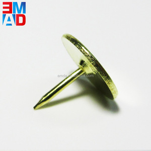 <span class=keywords><strong>Gros</strong></span> or couleur tête plate push pins pour bureau et la maison - Product Image 1