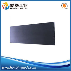 Placa de Ánodo de Titanio Negro Recubierta de <span class=keywords><strong>MMO</strong></span> de Rutenio e Iridio, Tamaño Personalizado, Suministro de Fábrica, Certificación ISO9001, Mayor Tiempo de Funcionamiento - Product Image 5
