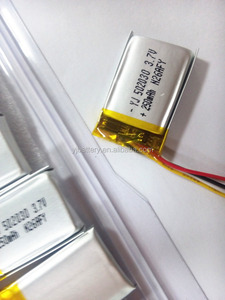 Chinesische hersteller 502030 250 mAh <span class=keywords><strong>3</strong></span>,7 V Lipo batterie - Product Image 1