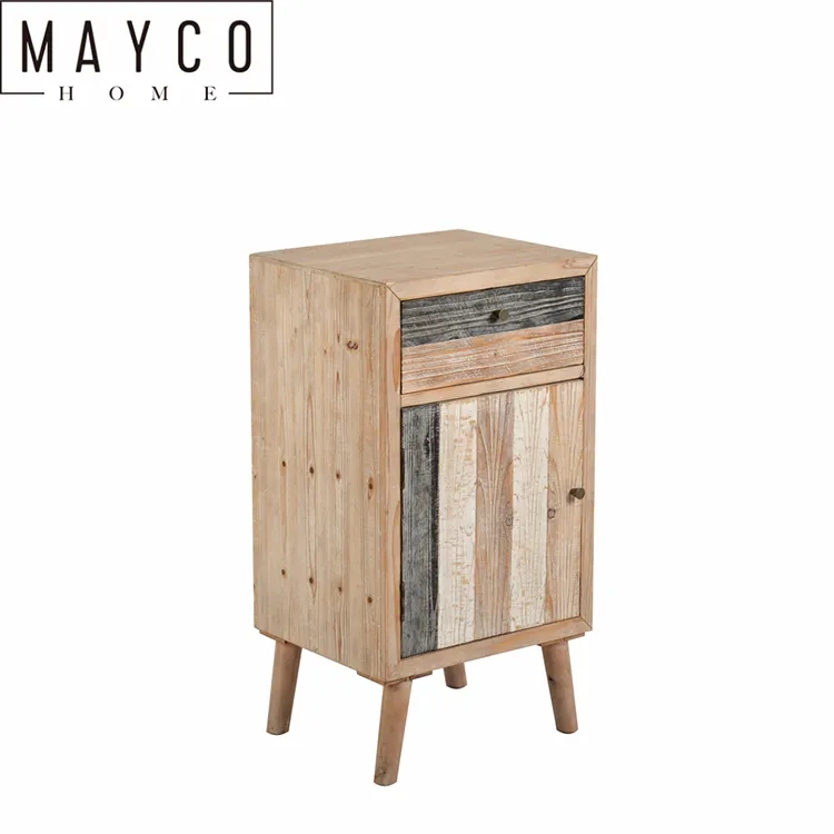 Mayco家具モダンアクセントキャビネットウッドナイトスタンドベッドサイド、木製ベッドサイドテーブル