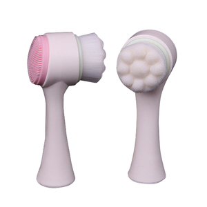 Private Label palmare Silicone pennello viso Logo personalizzato massaggio viso e detergente per la cura della bellezza - Product Image 2