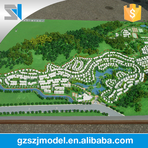 Solide abs plastique blocs planification modèles de villes miniatures - Product Image 1