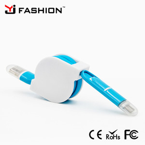 Rétractable USB Data Sync <span class=keywords><strong>Chargeur</strong></span> Câble <span class=keywords><strong>Cordon</strong></span> Fil avec LED lumière Pour Samsung, HTC, Android, <span class=keywords><strong>iPhone</strong></span> 6 Plus 5S 5 iPad - Product Image 2