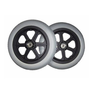Rueda de 12 pulgadas para caja de jabón de remolque de bicicleta, rueda de tracción para remolque, ruedas de PU - Product Image 1