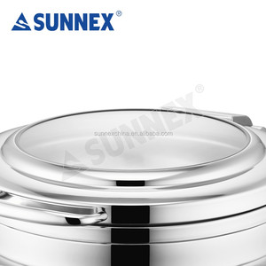 Chauffe-plat professionnel en acier inoxydable 6,8 L pour restaurant – Équipement de maintien au chaud pour une présentation parfaite des aliments - Product Image 5