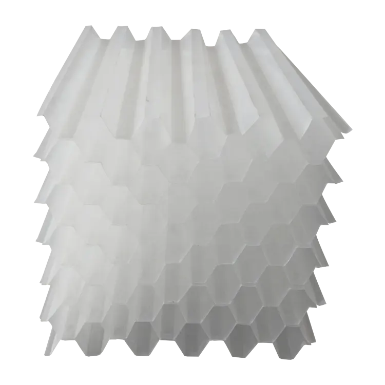 Plastic hexagon honingraat verpakking lamellen clarifier buis kolonist voor waterbehandeling