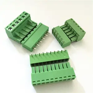 Conector enchufable 2 3 4 5 6 7 de 10 Pin Terminal para PCB, bloque 3,50, 3,81, 5,08, 7,50, 7,62mm conectores