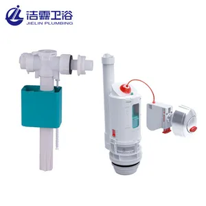 Low pressure WC water tank fittings cable dual flush toilet flush system flush valve