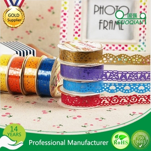 Bán Sỉ Nhà Sản Xuất Băng Dính <span class=keywords><strong>Washi</strong></span> Họa Tiết Ren Nhật Bản Nhiều Màu - Product Image 5