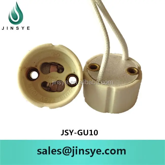 porcelain and ceramic gu10 lamp socket types