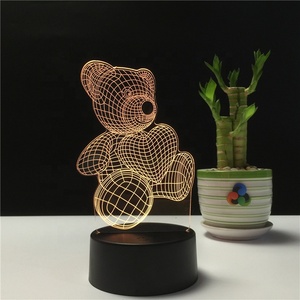 <span class=keywords><strong>Lampe</strong></span> <span class=keywords><strong>LED</strong></span> <span class=keywords><strong>3D</strong></span> visuelle en acrylique, alimentée par batterie, <span class=keywords><strong>illusion</strong></span> <span class=keywords><strong>optique</strong></span> <span class=keywords><strong>3D</strong></span>, <span class=keywords><strong>veilleuse</strong></span> <span class=keywords><strong>LED</strong></span> avec interrupteur tactile - Product Image 4