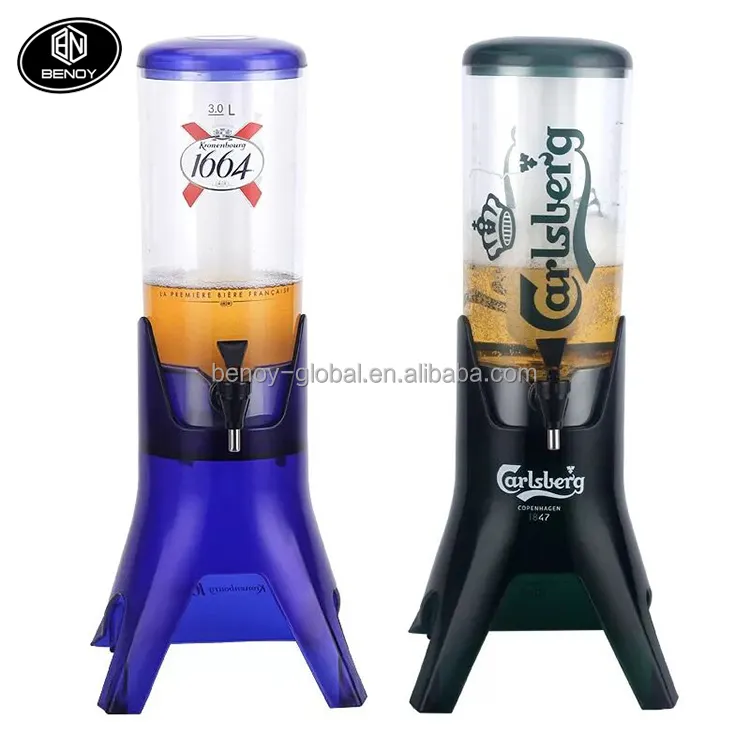 Nuevo diseño personalizado de buena calidad, 3L lastic INE EER ower everage uuice spispenser para bar