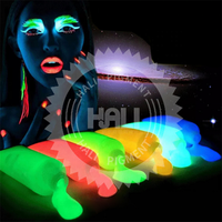 DIY Hali Phosphor Sulfure de zinc Glow in Dark Pigment Powder Fluorescent Luminous Neon Powder pour injection, revêtement électrostatique,