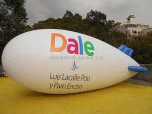 7M <span class=keywords><strong>de</strong></span> longitud personalizado gigante inflable Airship, inflable Zeppelin Blimp globo para publicidad - Product Image 2