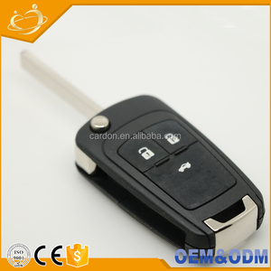 Service de réparation 3 boutons plat lame à distance flip clé blanc cas pour Buick Cruze - Product Image 4