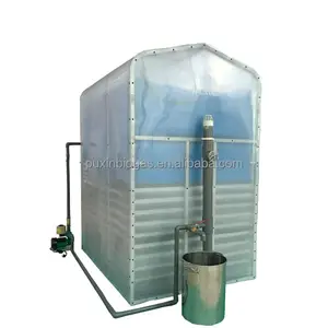 3kw biogas generator for 3kwh electricity by 25kg food waste disposer mini biogas digester