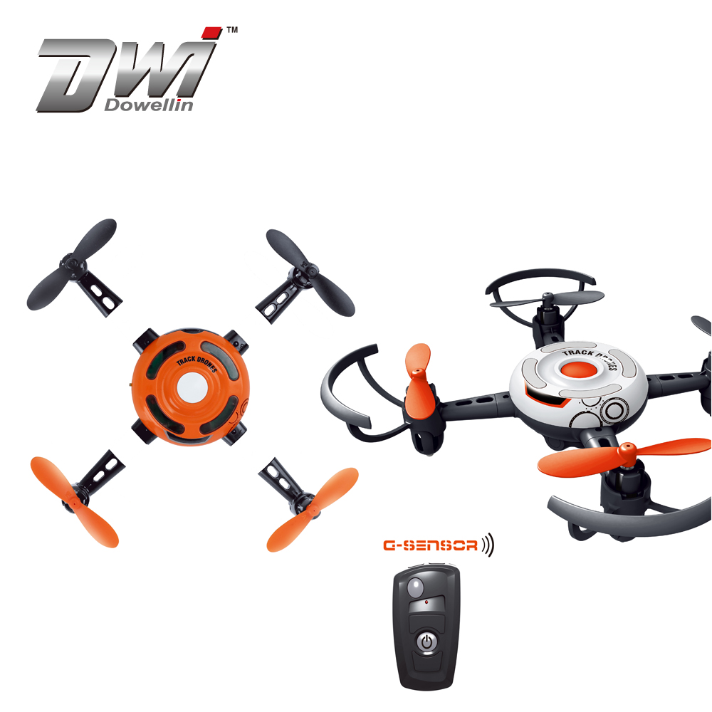 DWI Dron mainan Remote Control, pesawat RC DIY induksi Mini Drone 2.4Ghz