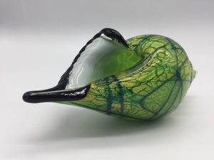 Concha de vidro artesanal da arte de murano para decoração de casa