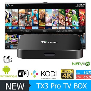 Brand new s905x tx3 pro tv box xbmc set top box smart tv caja s905x - Product Image 1