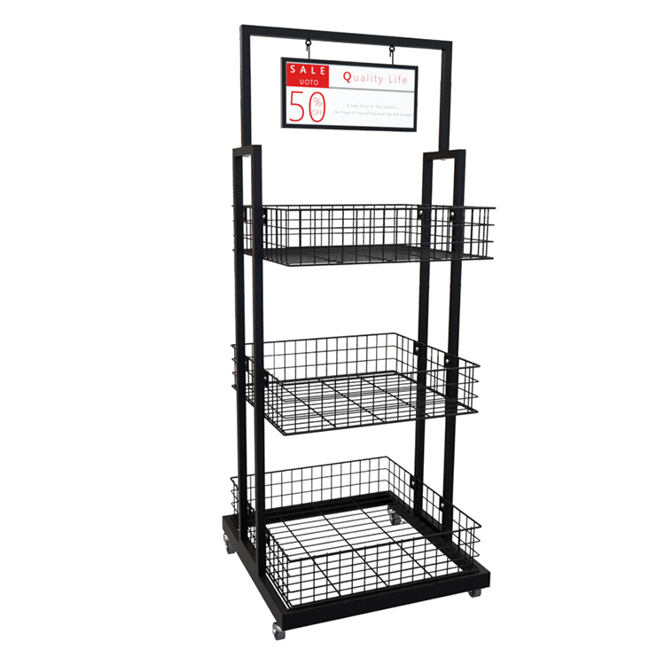 Customized Factory Direct Sales Gift Display Stand Wire Display Racks for Grocery
