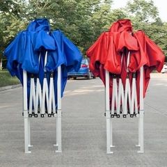 Benutzer definierte Logo Camping Zelte Stahlrahmen Glamping Baldachin Zelt mit automatischen Pop-up feuerfesten Stoff Dach Seitenwände für den Hotel gebrauch - Product Image 3