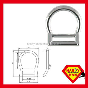 AD241 Forged Aluminum Alloy Protective Equipment Safety D-ring - Product Image 2