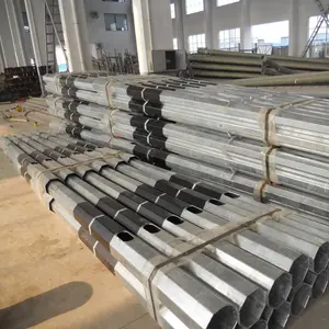 Electric Pole Suppliers High Quality Power Lines Galvanized Steel Tubular Electric Pole