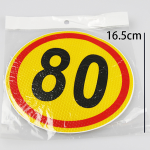 Etiqueta reflectante de Warnig para señales de tráfico en carretera, límite de velocidad, Material PVC - Product Image 3