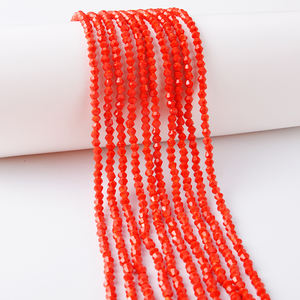 Nuevo diseño 4mm colorido cristal bicono cuentas al por mayor vidrio bicono cuentas - Product Image 5